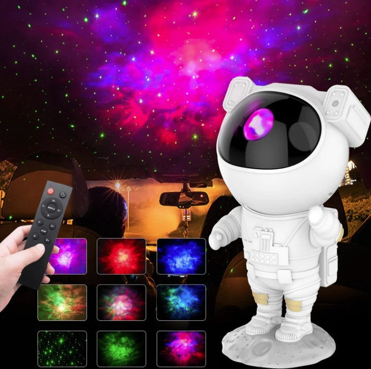 Projetor Astronauta Galaxy para Visão do Universo