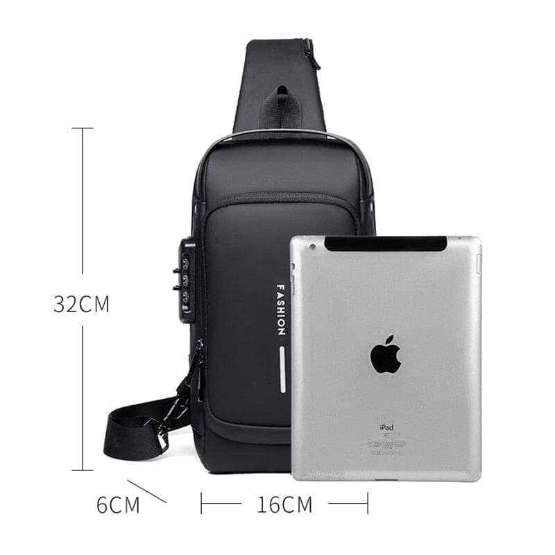 Mochila Anti-Furto com Senha USB SlimBag