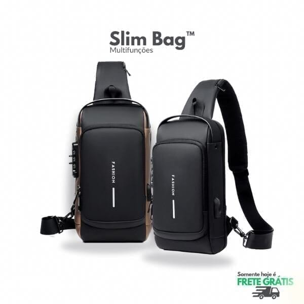 Mochila Anti-Furto com Senha USB SlimBag